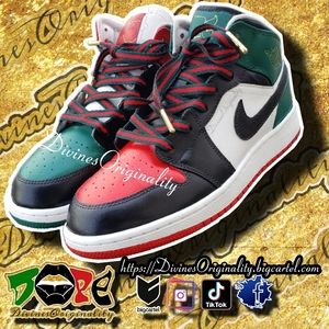 Custom Air Jordan Retro 1 Mid "Gu Do's"